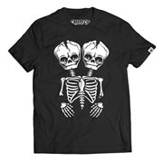 Ars Moriendi Conjoined Skeleton T-Shirt