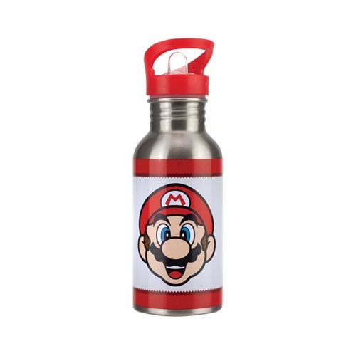 Super Mario 16 oz. Metal Water Bottle