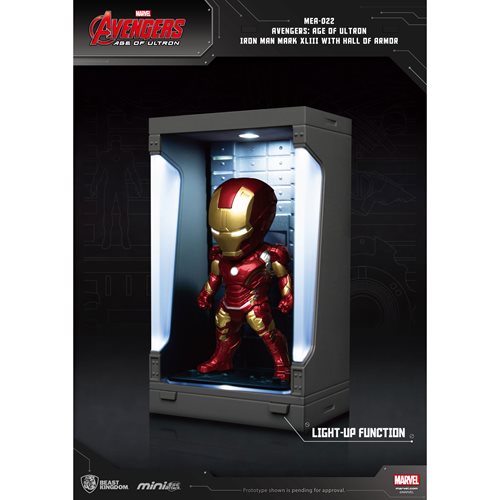 Avengers: Age of Ultron Iron Man XLIII MEA-022 Figure with Hall of Armor Display