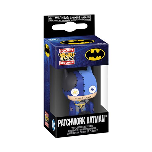 DC Comics Patchwork Batman Funko Pocket Pop! Key Chain