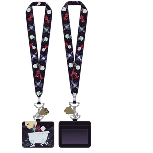 The Nightmare Before Christmas Lock Shock and Barrel Tub Lanyard with Cardholder