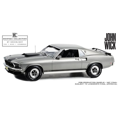 John Wick (2014) 1969 Ford Mustang BOSS 429 Bespoke Collection 1:12 Scale Die-Cast Metal Vehicle