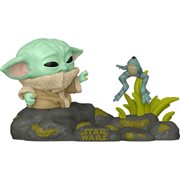 Star Wars: The Mandalorian Grogu with Frog Deluxe Funko Pop! Vinyl Figure #721