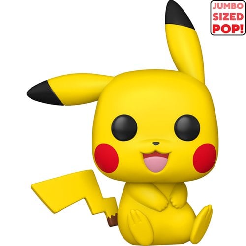Pokemon Pikachu (Sitting) Jumbo 10-Inch Funko Pop! Vinyl Figure