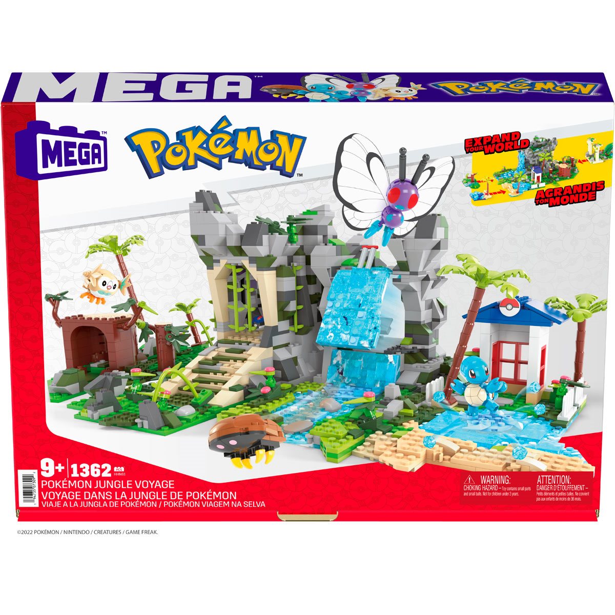 Mega Pokemon Jungle Ruins Building Set
