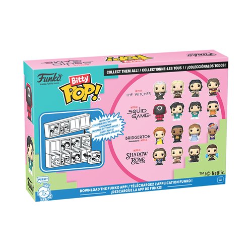 Netflix Squid Game Red Guard Funko Bitty Pop! Mini-Figure 4-Pack