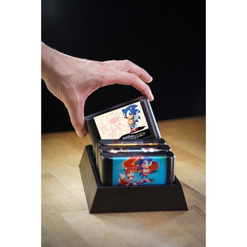 Console Heroes Sega Mega Drive Supervillain Boss Bundle Playset with Sonic the Hedgehog Cartridge