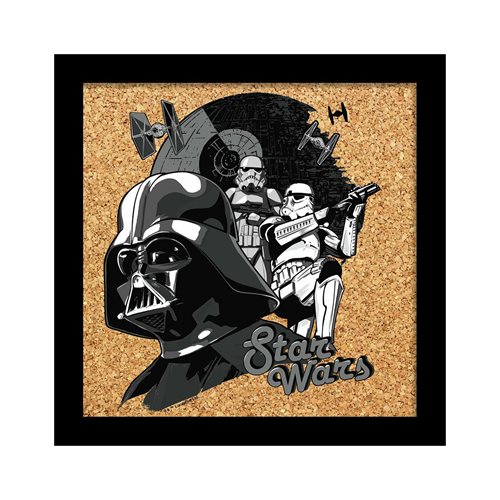 Star Wars Darth Vader and Stormtroopers Cork Wall Art