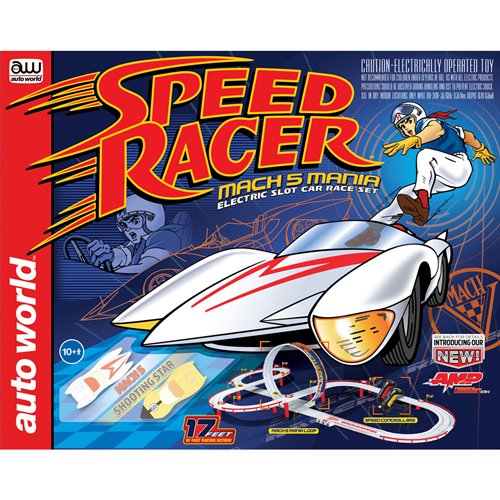 Speed Racer Mach 5 Mania Electric Slot Race Playset
