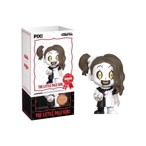 Terrifier The Little Pale Girl with Art the Clown Head Pix! Vinyl Figure