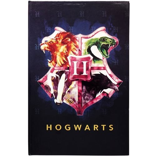 Harry Potter Hogwarts Red School Crest Journal with Wand Pen
