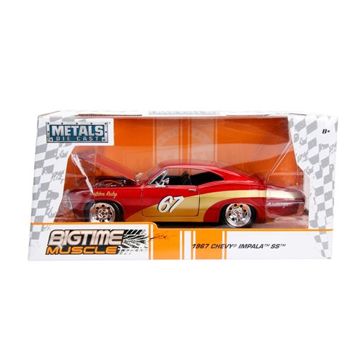 Big Time Muscle 1967 Chevrolet Impala 1:24 Scale Die-Cast Metal Vehicle