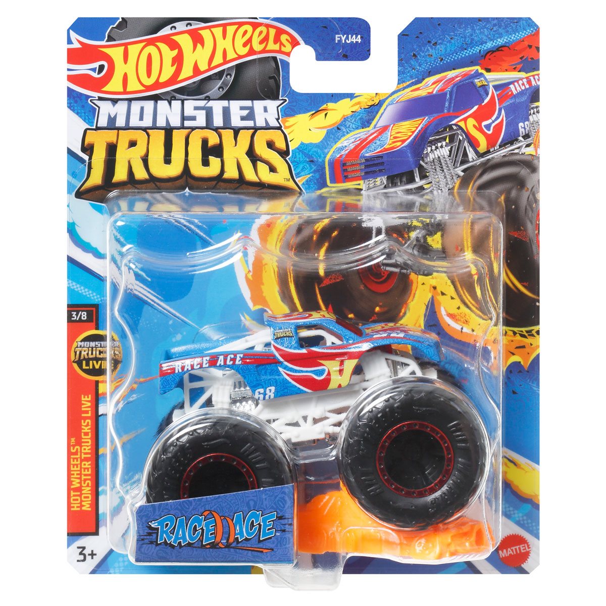 Hot Wheels Monster Trucks 1:64 Scale Vehicle 2023 Mix 6 Case of 8