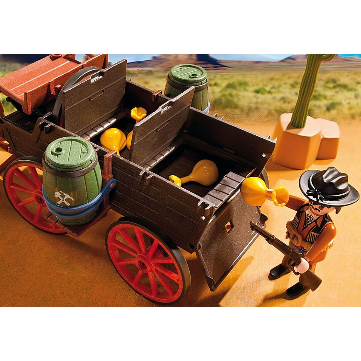 Classic Toy Western Play Set Covered Wagon Set NEW !! 