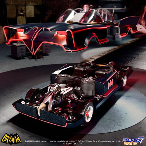 Batman Classic TV Series Batmobile (Color) Super Cyborg Vehicle