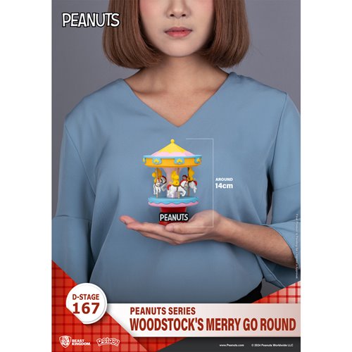 Peanuts Woodstock's Merry Go Round DS-167 D-Stage Statue