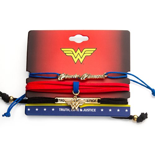 Wonder Woman WW84 1984 Cord Bracelet Pack