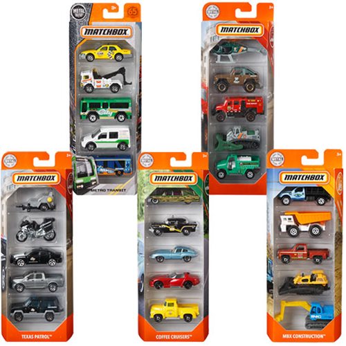 Matchbox Car Collection 5-Pack Mix 1 Case