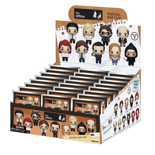 The Office Series 2 3D Foam Bag Clip Display Case of 24