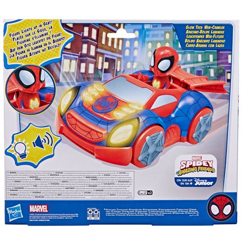 Spider-Man and His Amazing Friends Glow Tech Vehicles Wave 1