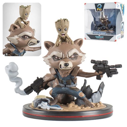 Guardians of the Galaxy Vol. 2 Rocket and Groot Q-Fig PVC Figure