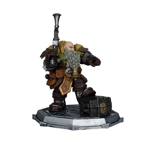 World of Warcraft Wave 2 Dwarf Hunter Beast Master and Marksman 1:12 Scale Posed Figure