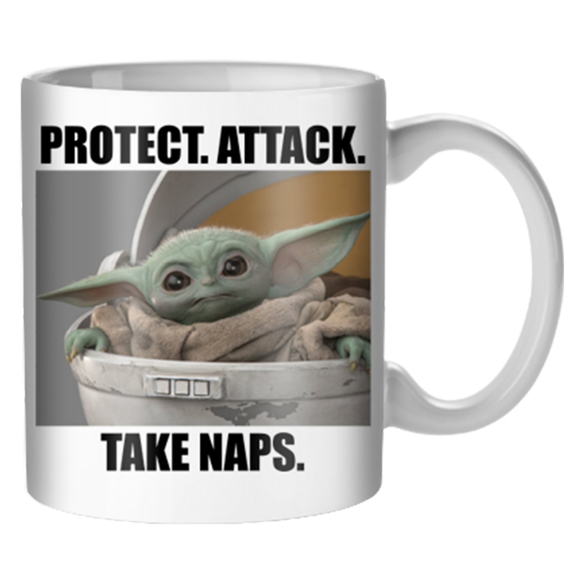 Disney Star Wars Mandalorian Baby Yoda Mug Cup 20 Oz Snack Attack