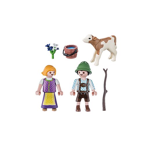 Playmobil 70155 Special Plus Children with Calf Action Figure Set