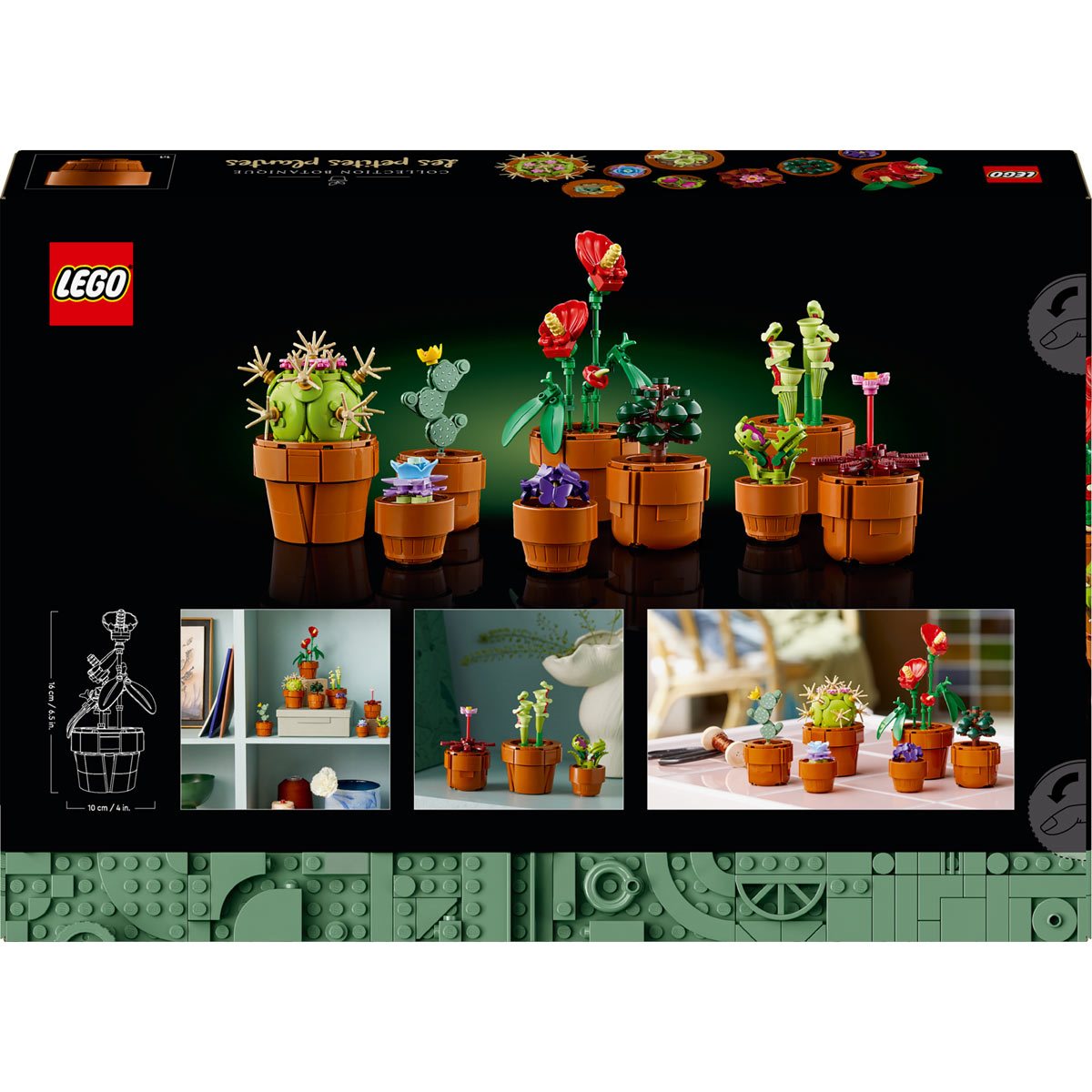 LEGO 10329 Les plantes miniatures - LEGO Icons - BricksDirect