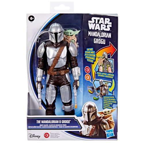 Star Wars The Mandalorian & Grogu Bounty Blaster 11-Inch Action Figure
