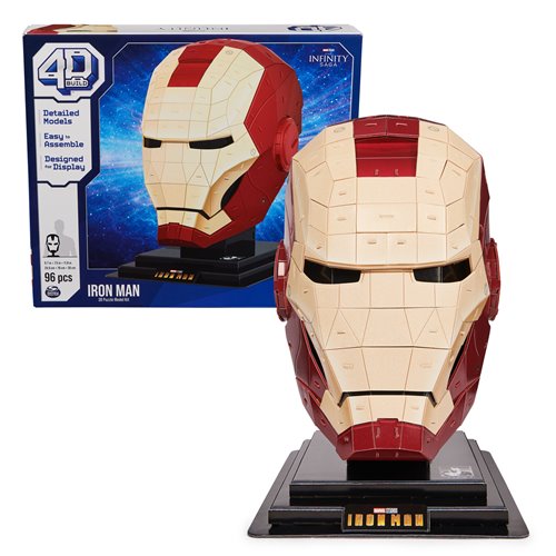 Marvel Iron Man 3D Puzzle Model Kit with Stand