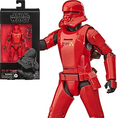 Star Wars The Black Series Sith Jet Trooper 6-Inch Action Figure, Not Mint