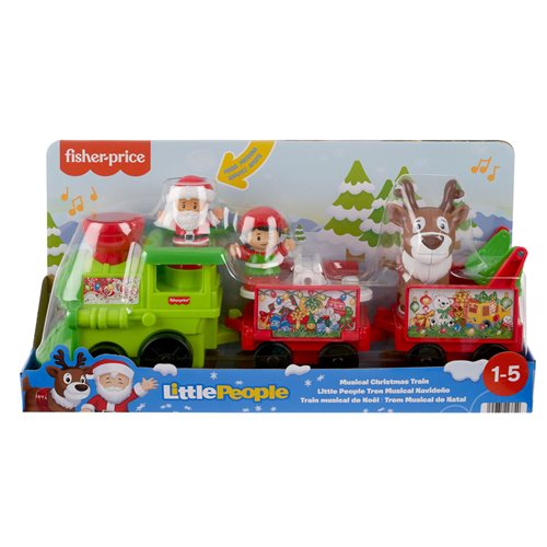 Little People Musical Christmas Train Vehicle