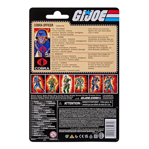 G.I. Joe Retro 3 3/4-Inch Cobra Officer Action Figure