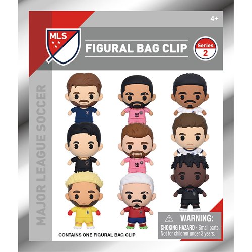 MLS Players Series 2 3D Foam Bag Clip Display Case of 24