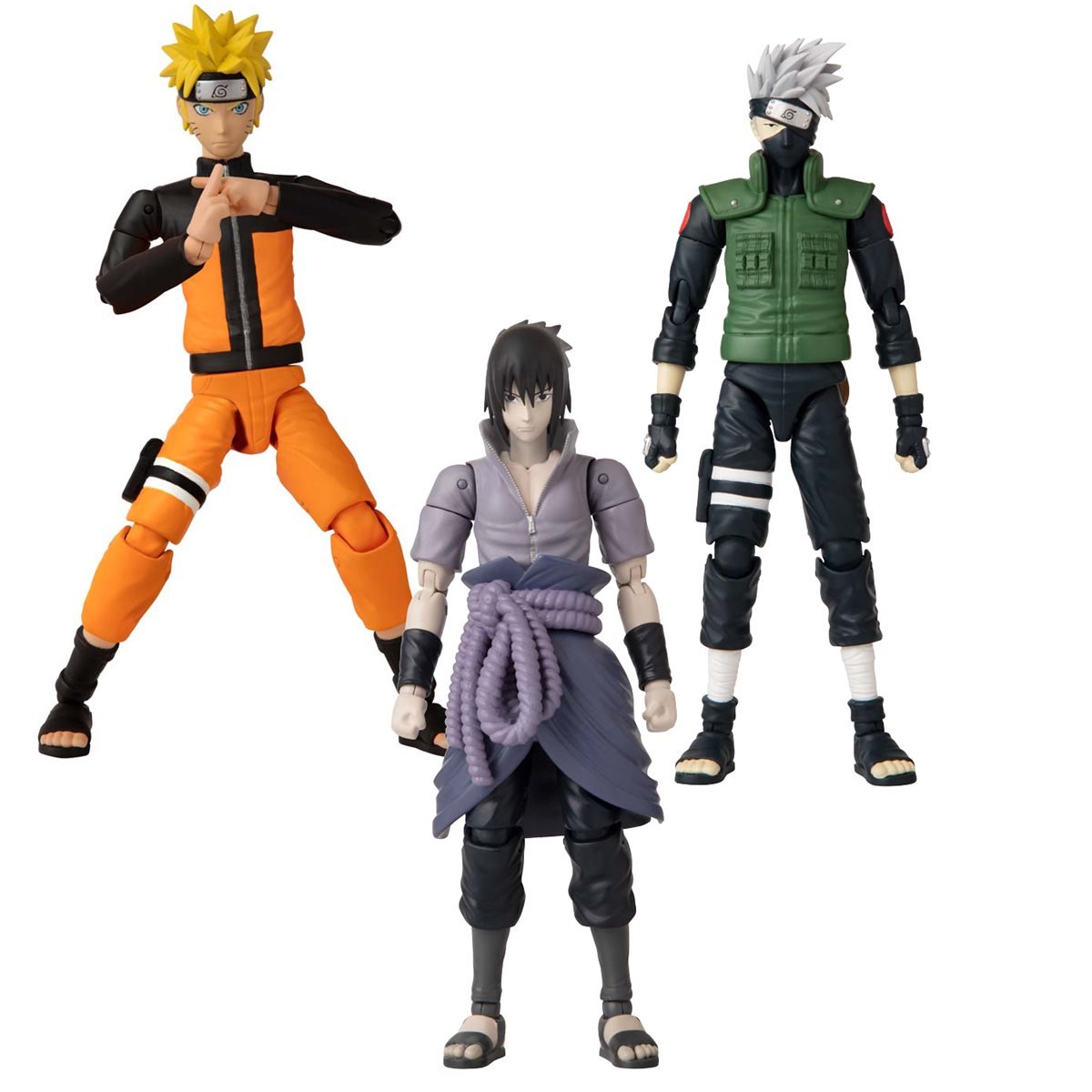 Bandai S.H.Figuarts Naruto Kakashi Sasuke Set of 3 Pre
