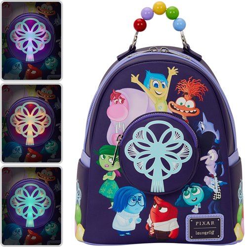 inside out mini backpack 2 Light-Up this playful bag is packed with personality Loungefly Inside Out 2 Mini
