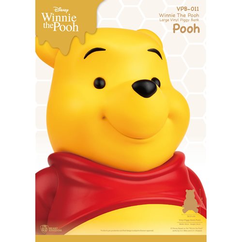 Winnie the Pooh Large Vinyl Piggy Bank