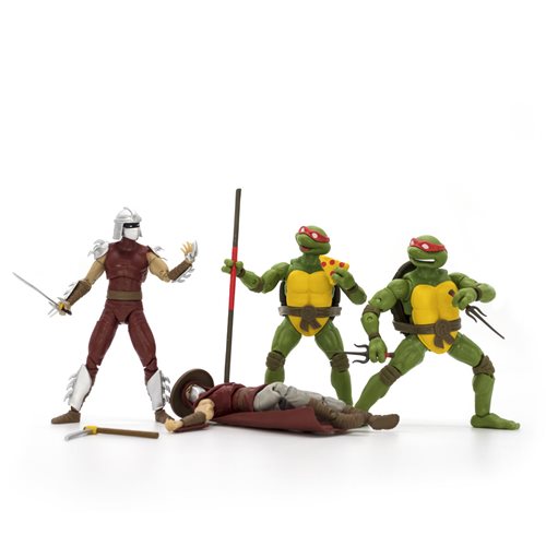 Teenage Mutant Ninja Turtles Classic Comic BST AXN 5-Inch Action Figure Box 2 Set of 4 - Previews Ex