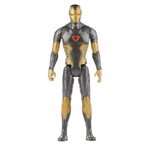 Avengers Titan Hero Series Black and Gold Iron Man 12-Inch Action Figure
