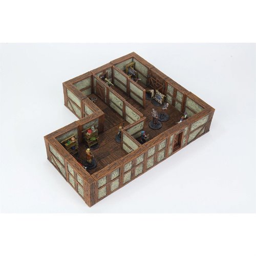 WarLock Tiles Town and Village II Full Height Plaster Walls Accessory Pack