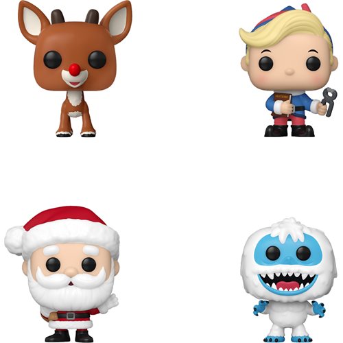 Rudolph the Red-Nosed Reindeer Coal Funko Pocket Pop! Mini-Figure Display Case of 12