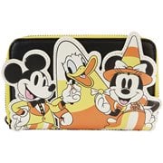 Disney Mickey Mouse Friends Candy Corn Zip-Around Wallet
