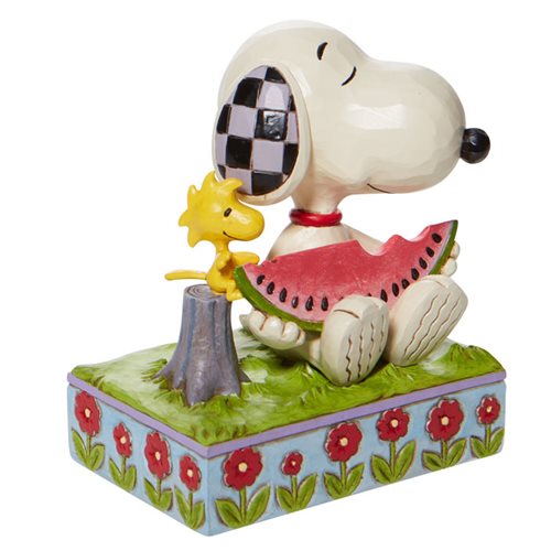 Peanuts Snoopy Watermelon A Summer Snack by Jim Shore Statue