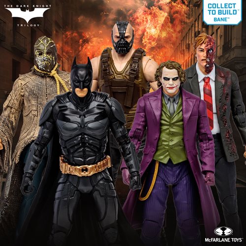 DC Build-A The Dark Knight Trilogy 7-Inch Scale Action Figure Case of 6