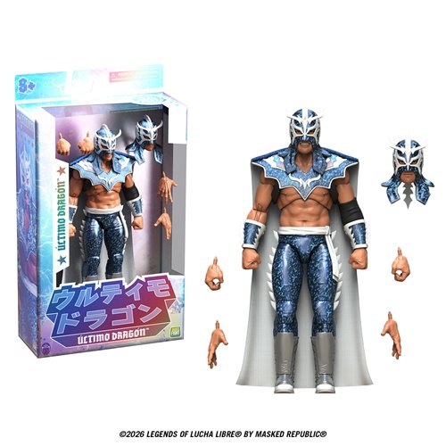Legends of Lucha Libre Ultimo Dragon Holographic Deco 6-Inch Action Figure