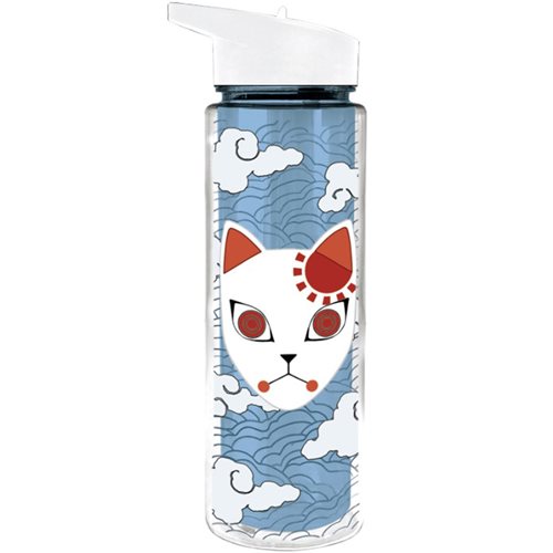 Demon Slayer Tanjro Mask Double-Wall Plastic Water Bottle