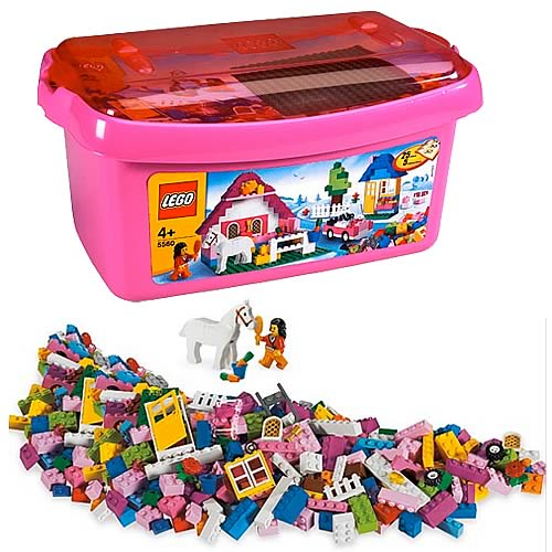 skam Rekvisitter Gøre klart LEGO 5560 Pink Brick Box Large - Entertainment Earth
