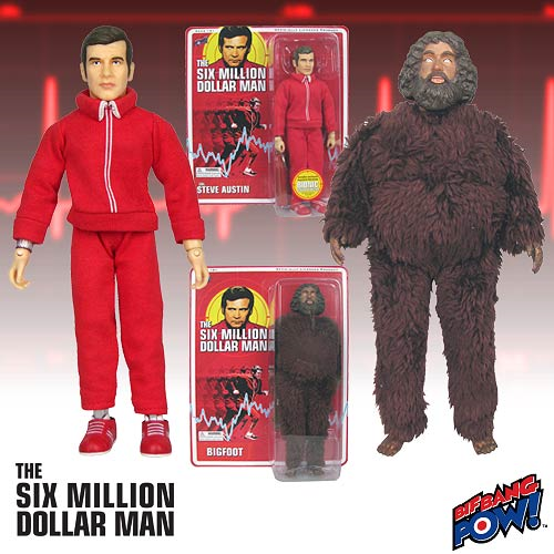 Six Million Dollar Man Steve Austin & Bigfoot Action Figures