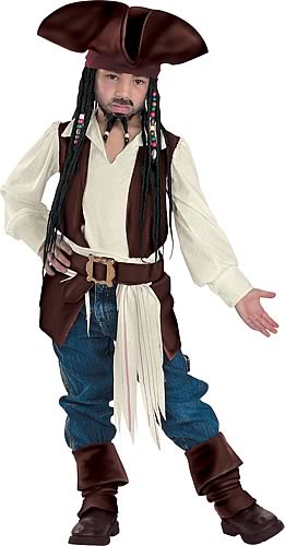 Captain Jack Sparrow Costume for Kids
